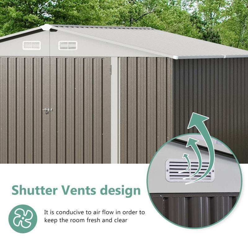 10 ft. W x 8 ft. D Storage Shed - Image 7