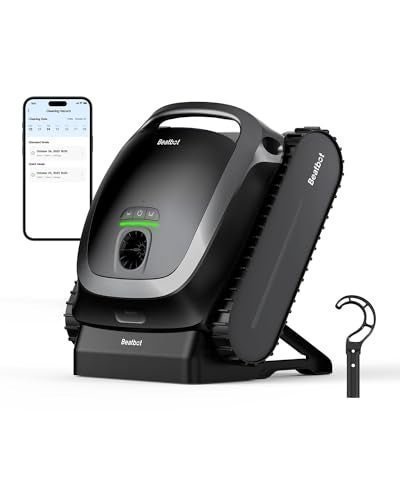 Beatbot AquaSense Cordless Robotic Pool Vacuum Cleaner – Intelligent Path Opimization, Cleans Floor, Walls, and Waterline – Ideal for Above & In-Ground Pools up to 2,260 sq.ft.